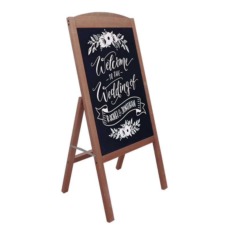 UNHO Wood FreeStanding Chalkboard, 35.4" x 16.7" & Reviews
